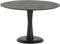Eettafel Flare rond Ø120 cm - zwart | Nijwie