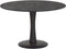 Eettafel Flare rond Ø120 cm - zwart | Nijwie