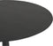 Eettafel Flare rond Ø120 cm - zwart | Nijwie