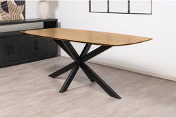 Eettafel Florence mangohout Deens ovaal 200x100 cm - Naturel | Glad