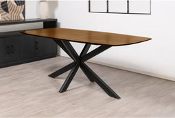 Eettafel Florence mangohout Deens ovaal 220x100 cm - Bruin | Glad