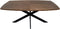 Eettafel Florence rechthoek facetrand 300x110 cm Glad - Zwart