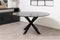 Eettafel Florence Rond mangohout 130x130 cm - Zwart | Glad