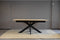 Eettafel Freya Eiken uitschuifbaar 180-265 x 100 cm - Onbehandeld | Meubelplaats
