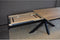 Eettafel Freya Eiken uitschuifbaar 180-265 x 100 cm - Onbehandeld | Meubelplaats