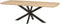 Eettafel Geneve 220 cm verjongde rand - Eikenhout