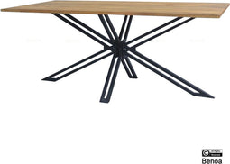 Eettafel Jayden rechthoek mangohout 200x90 cm