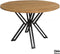 Eettafel Jayden rond mangohout 120 cm - Naturel