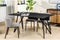 Eettafel Kingston 160 cm - Zwart | BY-OLAF