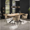 Eettafel Loft 200 cm visgraat fineer - Naturel eiken