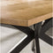 Eettafel Loft 200 cm visgraat fineer - Naturel eiken