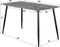 Eettafel Lorant 140 cm ceramic - Licht grijs