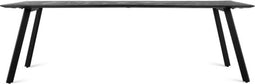 Eettafel Mangohout Berlin Zwart – Rechthoek - 240 x 90 cm