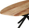 Eettafel mangohout - Eettafel Mia - Eetkamertafel industrieel 200 cm