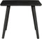 Eettafel Mangohout Zwart - Gelakt - 1-2 Personen - 90x90cm