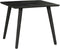 Eettafel Mangohout Zwart - Gelakt - 1-2 Personen - 90x90cm