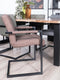 Eettafel Mats 240 cm - u poot - Boomstamblad