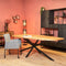 Eettafel Mia - Eetkamertafel mangohout - Eettafel ovaal 240 cm