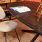 Eettafel Mia - Zwarte eettafel - Eetkamertafel ovaal 200 cm