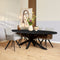 Eettafel Milan - Eetkamertafel ovaal - Zwarte eettafel 300 cm