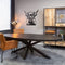 Eettafel Milan - Eetkamertafel ovaal - Zwarte eettafel 300 cm