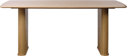 Eettafel Naturel Eikenhout - 1-2 personen - 190x100x75cm - Nola