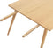 Eettafel Naturel Eikenhout - 150x90x75cm - Barrali