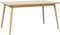 Eettafel Naturel Eikenhout - 150x90x75cm - Barrali