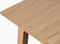 Eettafel Naturel Eikenhout - Uitschuifbaar - 140-200cm - Bari