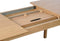 Eettafel Naturel Eikenhout - Uitschuifbaar - 140-200cm - Bari