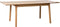 Eettafel Naturel Eikenhout - Uitschuifbaar - 140-200cm - Bari