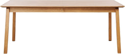 Eettafel Naturel Eikenhout - Uitschuifbaar - 190-290cm - Bari