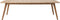 Eettafel Naturel Uitschuifbaar - Eikenhout - 100x180-270x74cm - Eettafel Rho Naturel - Giga Living