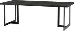 Eettafel Newcastle 240 cm - Zwart | Hotel collection