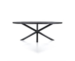 Eettafel Oscar | Zwart | 200x110 | Eleonora