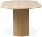 Eettafel Ovaal Eikenhout - Naturel - 180x95x75cm - Nola