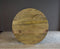 Eettafel paris rond mangohout facet rand Ø115 cm - Naturel | Meubelplaats