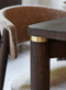 Eettafel Rechthoek 180cm - Bruin Eikenhout - 4-6 Personen - Arun - Giga Living