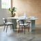 Eettafel Rechthoek 200cm - Greige MDF - 90x200x75cm - Palma - Giga Living