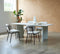Eettafel Rechthoek 200cm - Greige MDF - 90x200x75cm - Palma - Giga Living