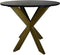 Eettafel rond marmer - ø90x76 - Zwart/goud - Marmer/metaal