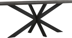 Eettafel Salerno - 260x100cm - zwart