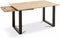 Eettafel Silje uitschuifbaar Eiken 160-210 x 90 cm - Onbehandeld | Meubelplaats