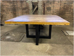 Eettafel Simon vierkant mangohout 140x140 cm | Meubelplaats