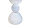 Eettafel Xander rond mangohout 120 cm - wit