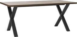 Eettafelblad Bruin - Eikenhout - 90x180x3,5cm - Eettafelblad Reno Smoked - Giga Living