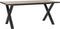 Eettafelblad Bruin - Eikenhout - 90x180x3,5cm - Eettafelblad Reno Smoked - Giga Living