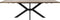 Eettafelblad Bruin - Eikenhout - 90x180x3,5cm - Eettafelblad Reno Smoked - Giga Living