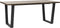 Eettafelblad Donkerbruin - Eikenhout - 90x150x3,5cm - Eettafelblad Reno Smoked - Giga Living