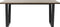 Eettafelblad Donkerbruin - Eikenhout - 90x150x3,5cm - Eettafelblad Reno Smoked - Giga Living